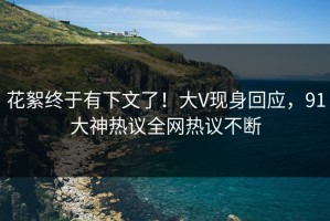 花絮终于有下文了！大V现身回应，91大神热议全网热议不断